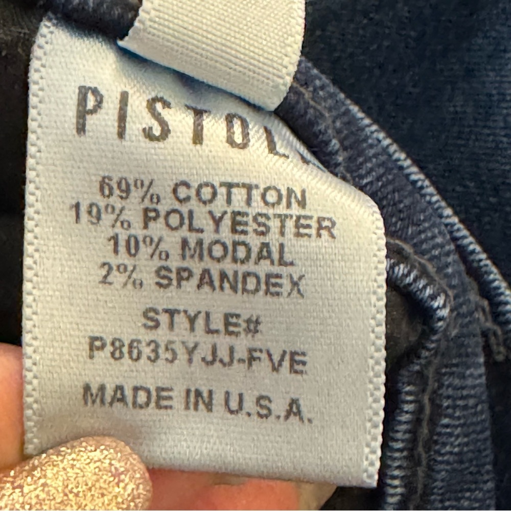 Pistola High Waisted Raw Hem Skinny Jeans - Picture 16 of 16